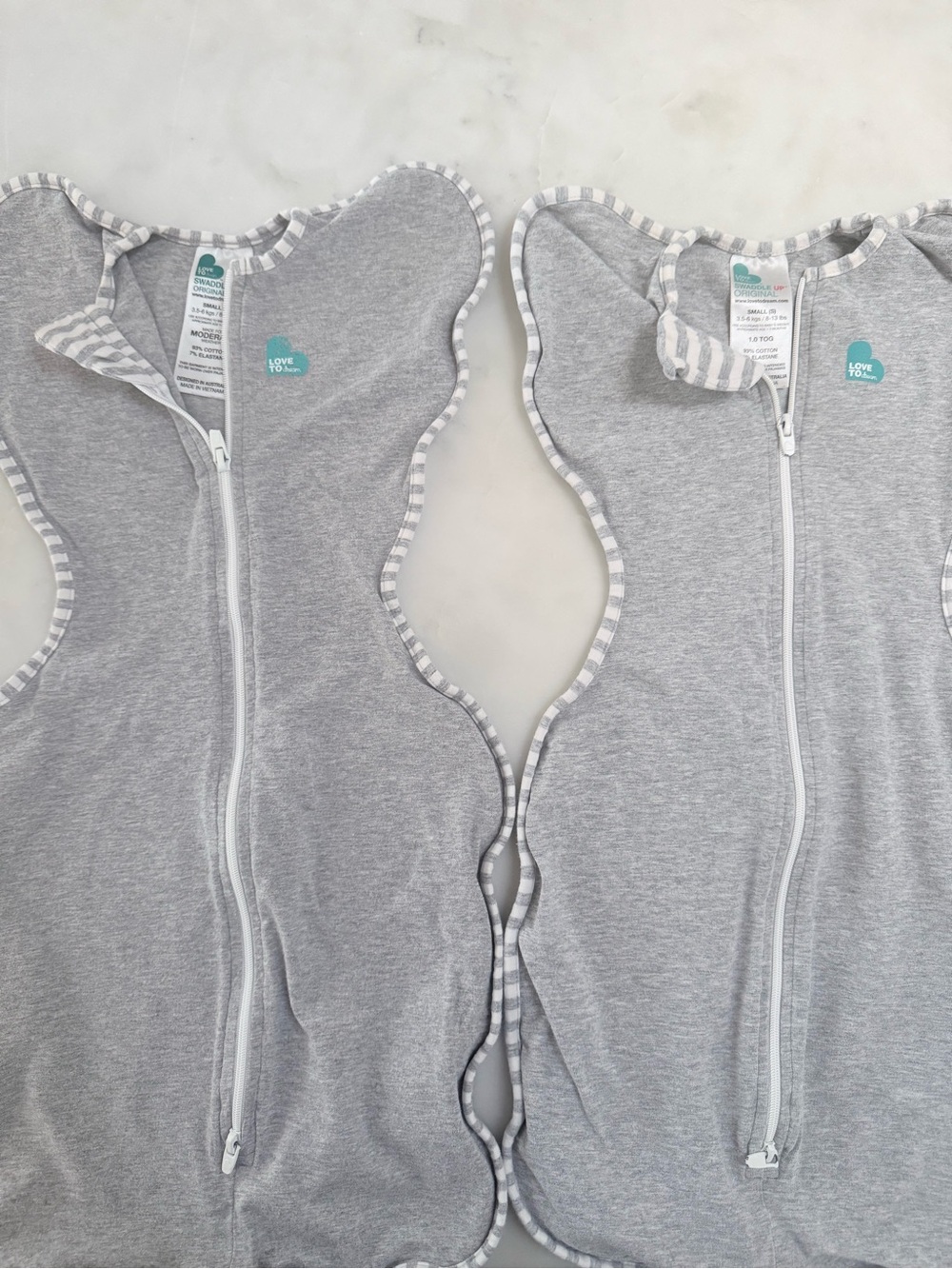 Love to Dream Grey Swaddle - Small - 2 packs